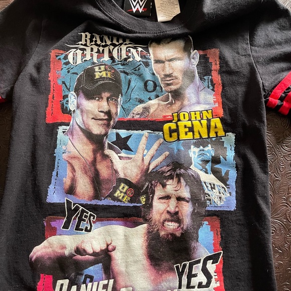 WWE T shirt Randy Orton Daniel Bryan John Cena Kids Tee Size medium - Picture 9 of 9